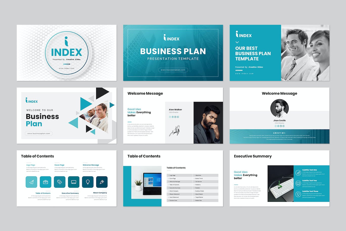 企业计划方案PPT演示幻灯片模板 Business Plan PowerPoint Template 幻灯图表 第2张-素材湾丨精选海外优质设计素材资源 企业计划方案PPT演示幻灯片模板 Business Plan PowerPoint Template 幻灯图表 sucaiwan.com