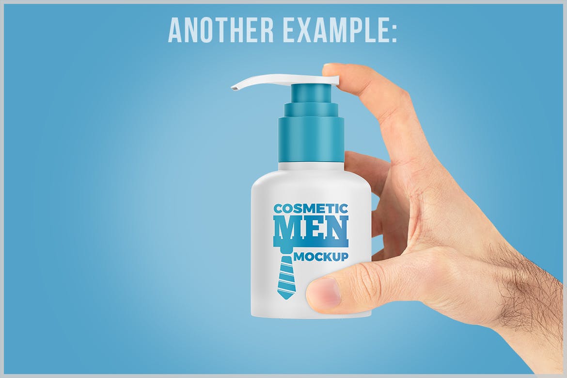 手拿化妆品按压瓶包装设计PSD样机 Cosmetic Pump in Hand Mockup PSD 样机素材 第5张-素材湾丨精选海外优质设计素材资源 手拿化妆品按压瓶包装设计PSD样机 Cosmetic Pump in Hand Mockup PSD 样机素材 sucaiwan.com