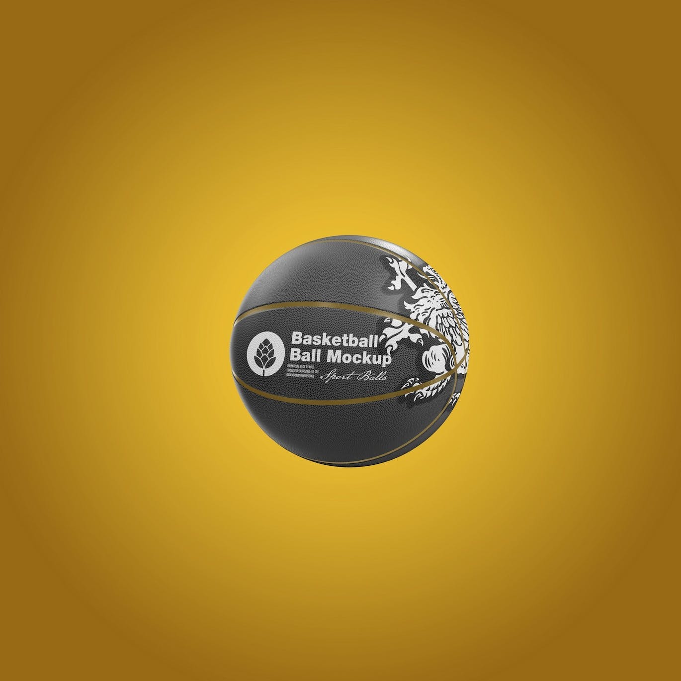 篮球运动品牌设计样机 Basketball Ball Mockup 样机素材 sucaiwan.com