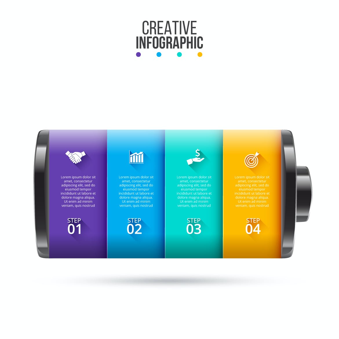 独特的数据概念信息图表集 Unique Infographics Set 幻灯图表 sucaiwan.com