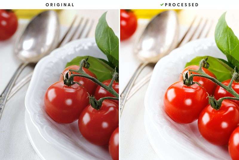 美食摄影调色滤镜LR预设和PS动作 插件预设 sucaiwan.com