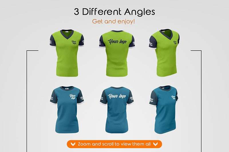 各类运动服设计展示样机PSD模板 样机素材 sucaiwan.com