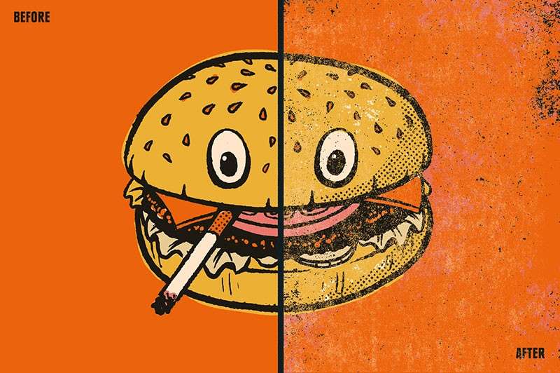 45个噪点、颗粒、斑驳纹理PS笔刷 笔刷资源 sucaiwan.com