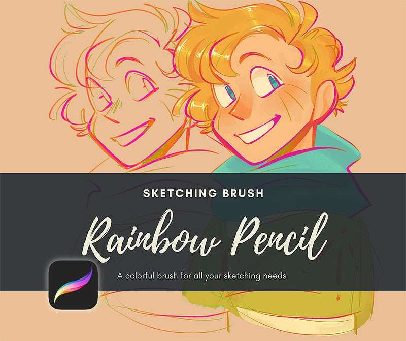 Procreate彩铅笔刷 笔刷资源 sucaiwan.com