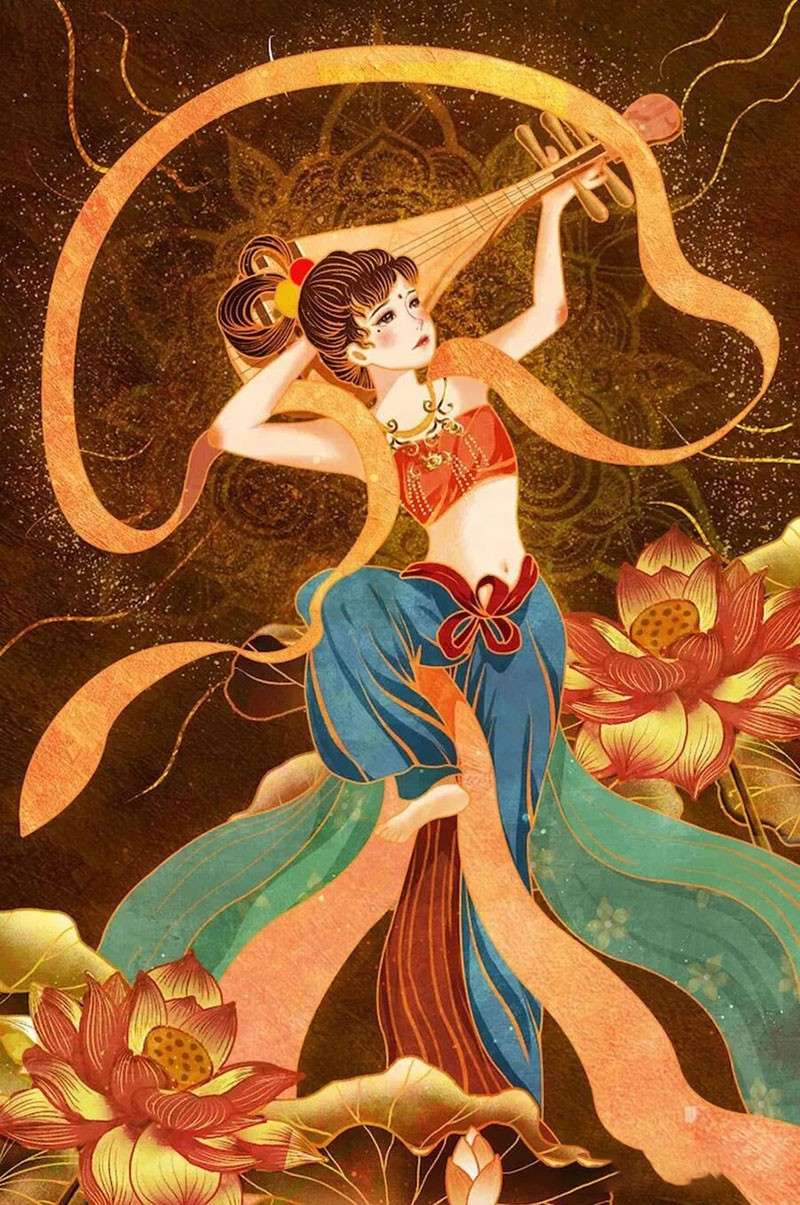 Photoshop岩彩插画笔刷套装 笔刷资源 sucaiwan.com