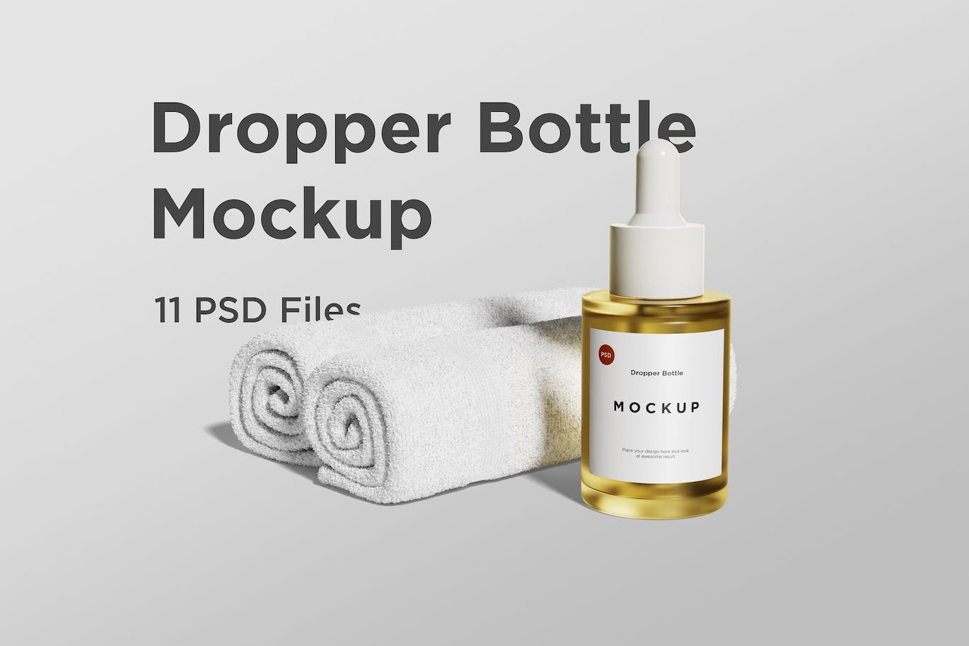 滴管瓶品牌包装设计样机 Dropper bottle mockup 样机素材 sucaiwan.com