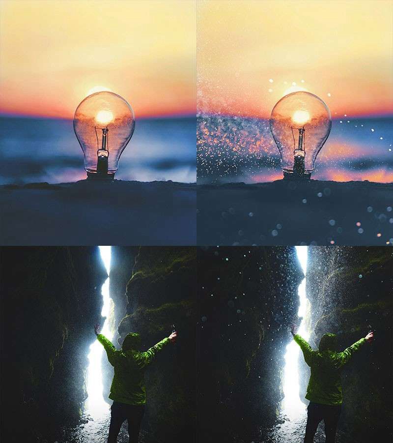 35个高清散点光效PS笔刷 笔刷资源 sucaiwan.com