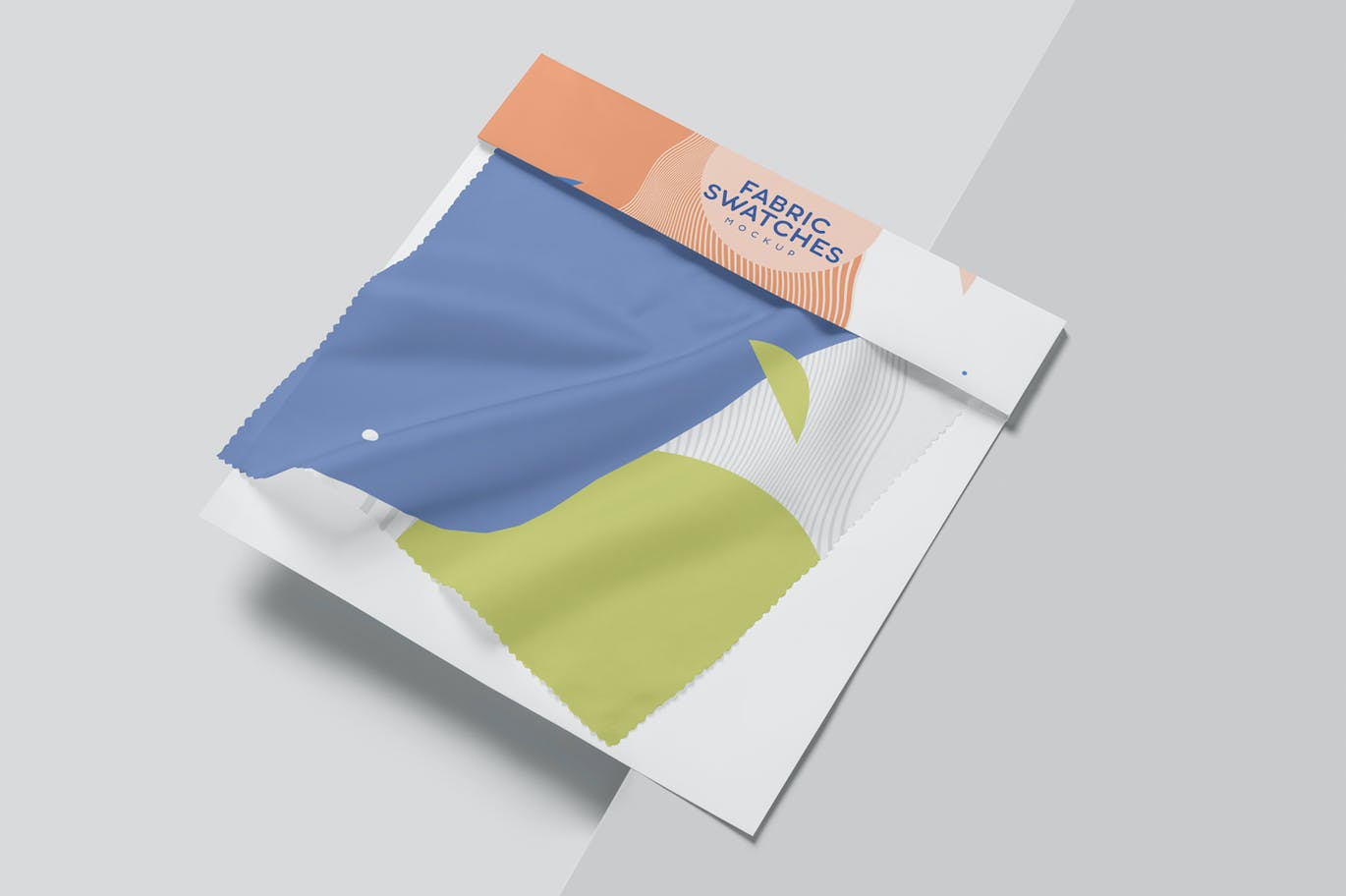 织物样品图案设计样机 Fabric Swatches Mockups 样机素材 sucaiwan.com
