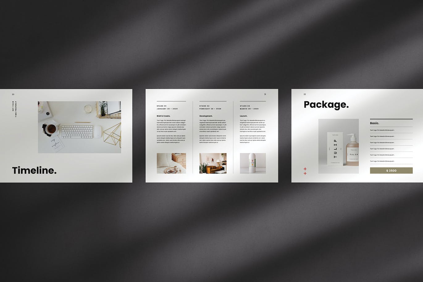 项目提案杂志版式设计模板 Proposal Landscape 设计素材 sucaiwan.com