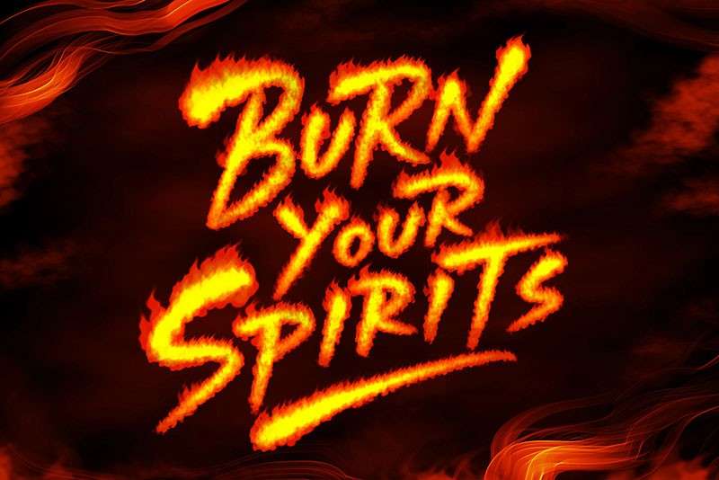 25个火焰字效果Procreate笔刷 笔刷资源 sucaiwan.com