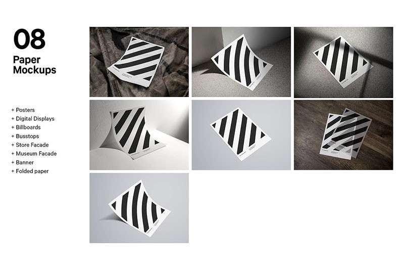 82个户外广告展示设计样机PSD模板 样机素材 sucaiwan.com