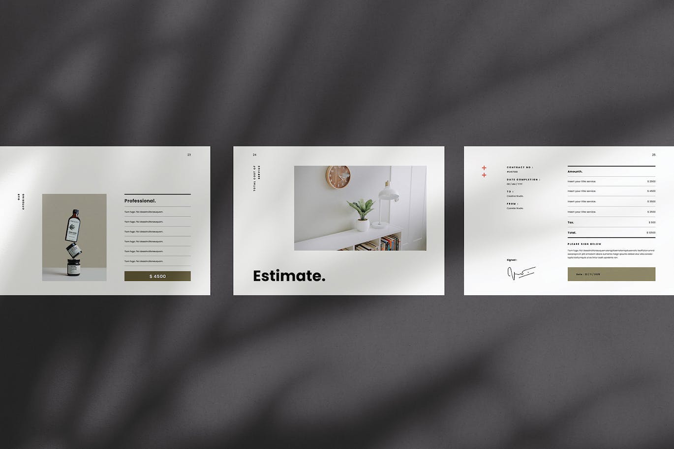 项目提案杂志版式设计模板 Proposal Landscape 设计素材 sucaiwan.com