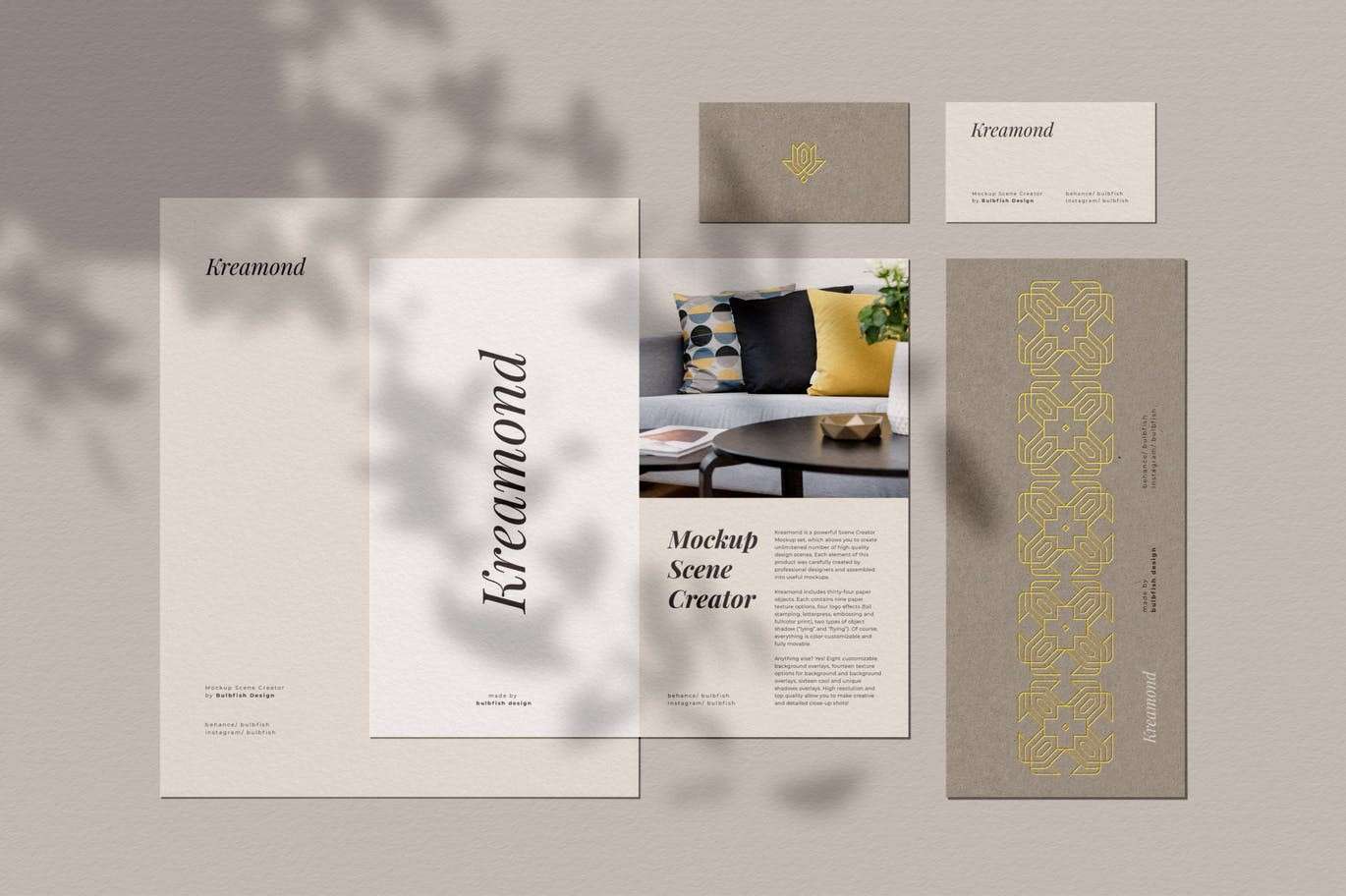 10款办公纸质用品设计展示场景样机模板PSD 样机素材 sucaiwan.com