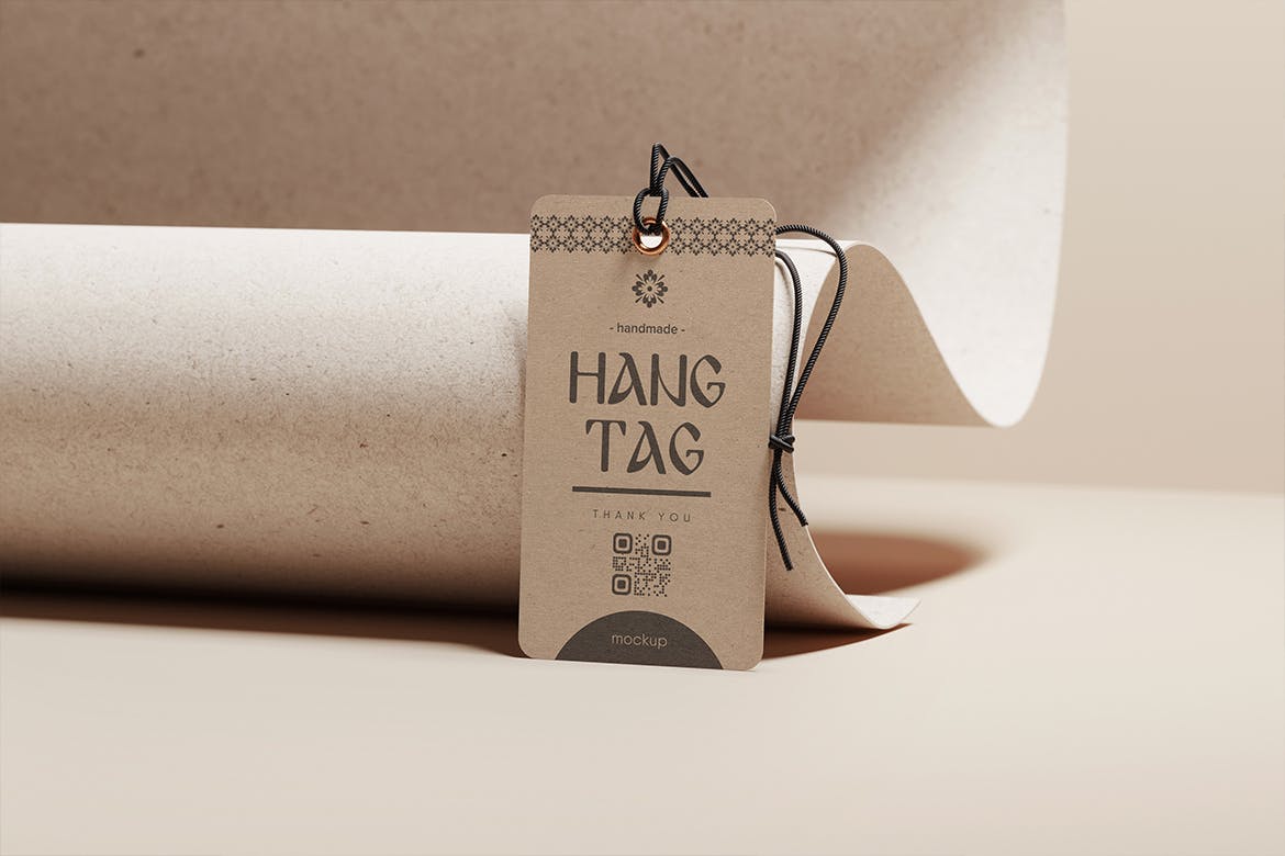 各种形状的牛皮纸价格品牌标签设计样机集 Set Of Kraft Tags Of Various Shapes Mockup 样机素材 sucaiwan.com