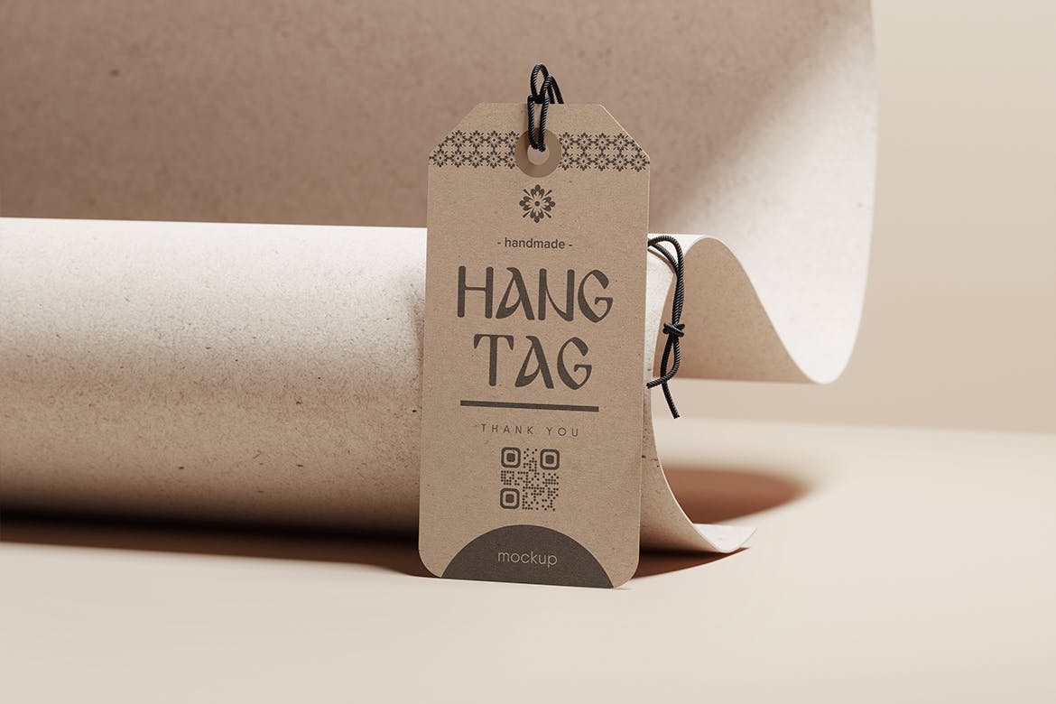 各种形状的牛皮纸价格品牌标签设计样机集 Set Of Kraft Tags Of Various Shapes Mockup 样机素材 sucaiwan.com