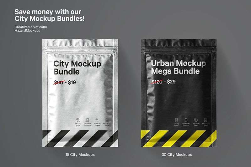 82个户外广告展示设计样机PSD模板 样机素材 sucaiwan.com