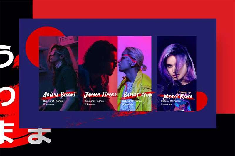 时尚日式风格PPT模板 样机素材 sucaiwan.com