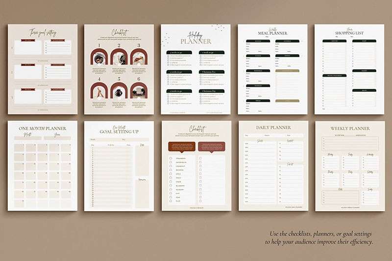 节日礼品画册设计模板InDesign CANVA源文件 样机素材 sucaiwan.com