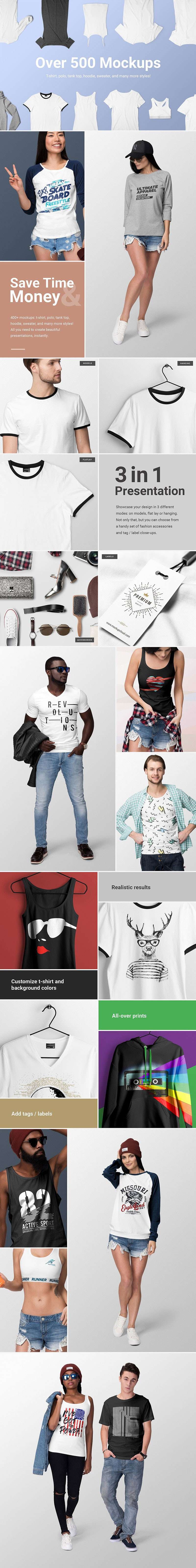 500+春夏季服装设计展示样机PSD 样机素材 sucaiwan.com