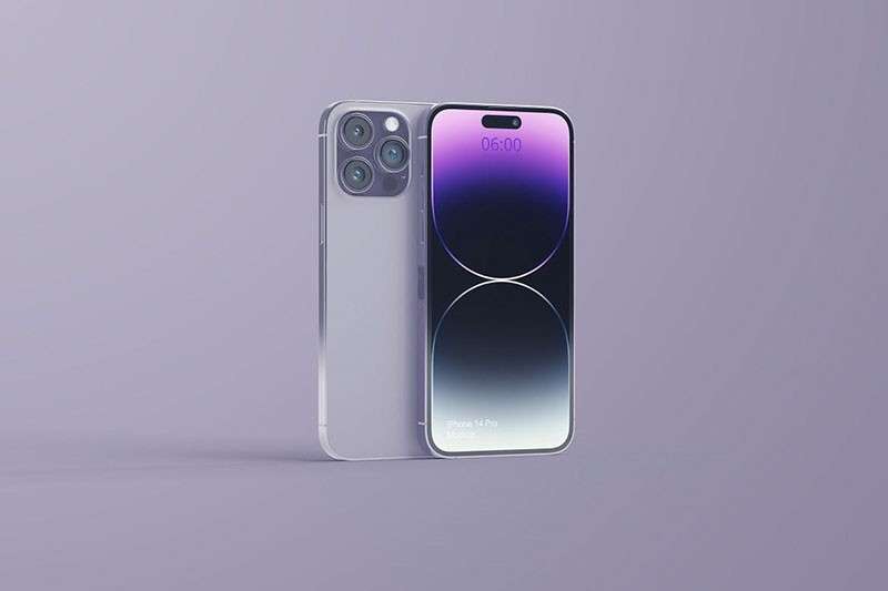 iPhone14 Pro Max苹果手机样机PSD 样机素材 sucaiwan.com