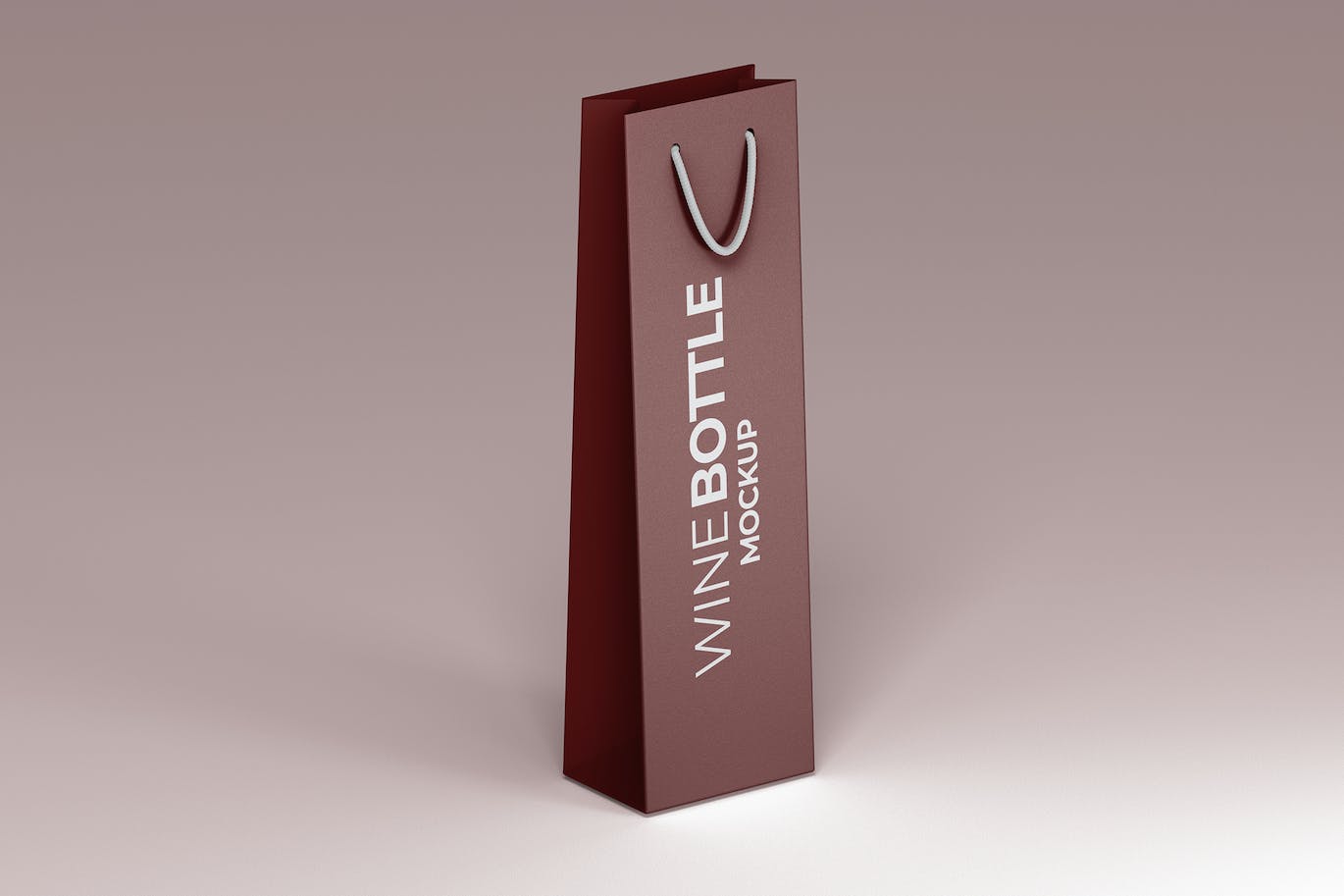 葡萄酒购物袋品牌设计样机 Wine Shopping Bag Mockup 样机素材 sucaiwan.com