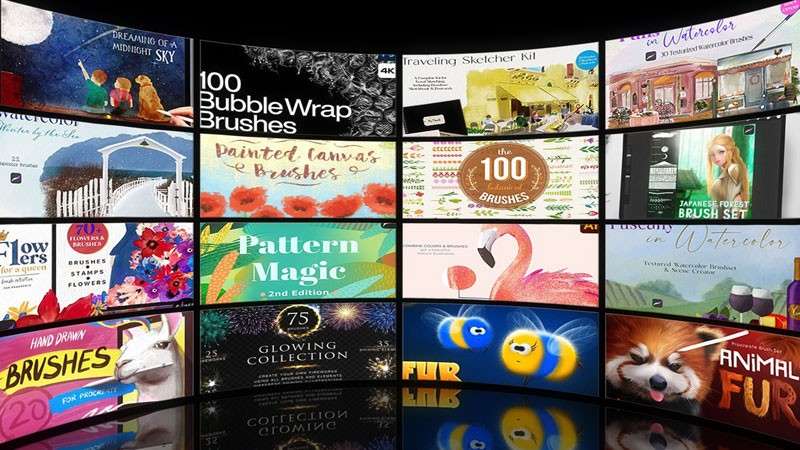 3D立体照片墙效果PS动作，附视频教程 插件预设 sucaiwan.com