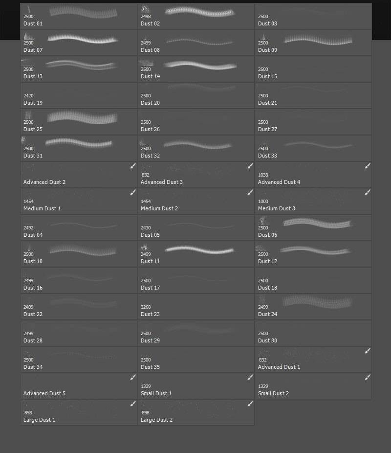 35个高清散点光效PS笔刷 笔刷资源 sucaiwan.com