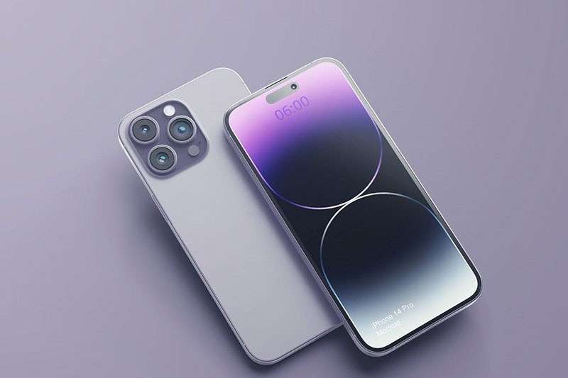 iPhone14 Pro Max苹果手机样机PSD 样机素材 sucaiwan.com