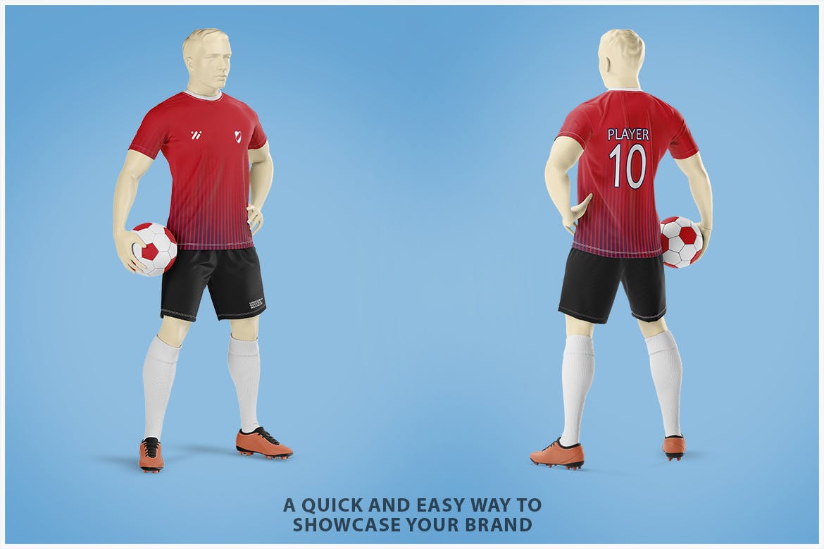 足球运动员服装设计样机 Soccer Player Mockup Template 样机素材 第2张-素材湾丨精选海外优质设计素材资源 足球运动员服装设计样机 Soccer Player Mockup Template 样机素材 sucaiwan.com