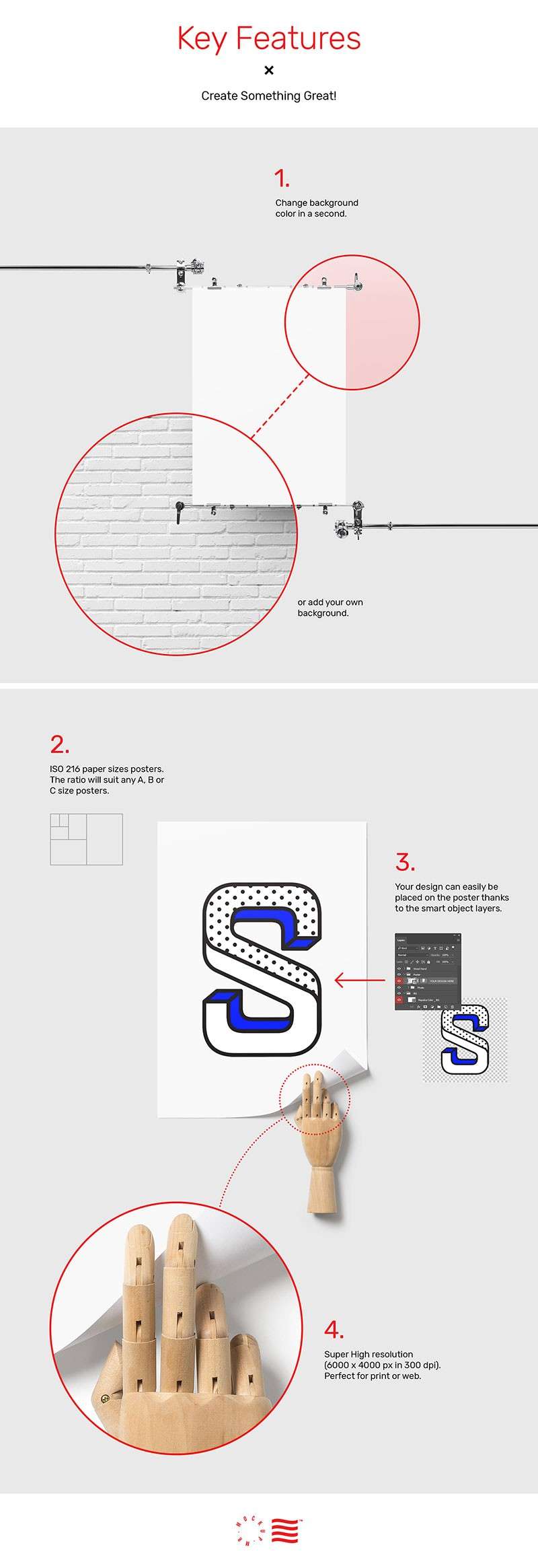 30个工作室场景海报设计展示样机PSD模板 样机素材 sucaiwan.com