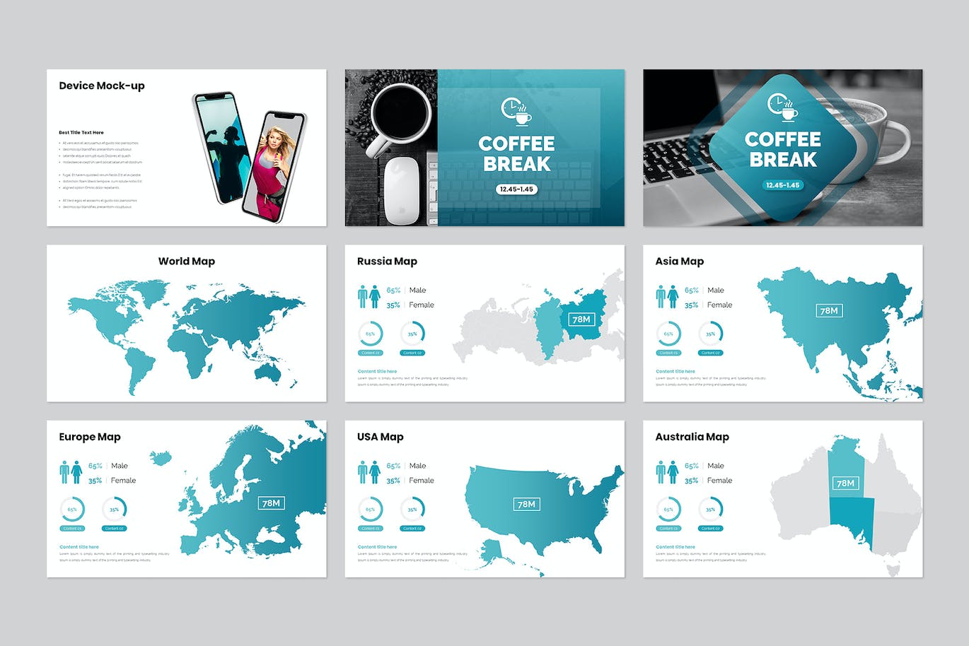 企业计划方案PPT演示幻灯片模板 Business Plan PowerPoint Template 幻灯图表 第9张-素材湾丨精选海外优质设计素材资源 企业计划方案PPT演示幻灯片模板 Business Plan PowerPoint Template 幻灯图表 sucaiwan.com