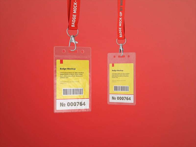 11个企业工牌设计展示样机PSD模板 样机素材 sucaiwan.com