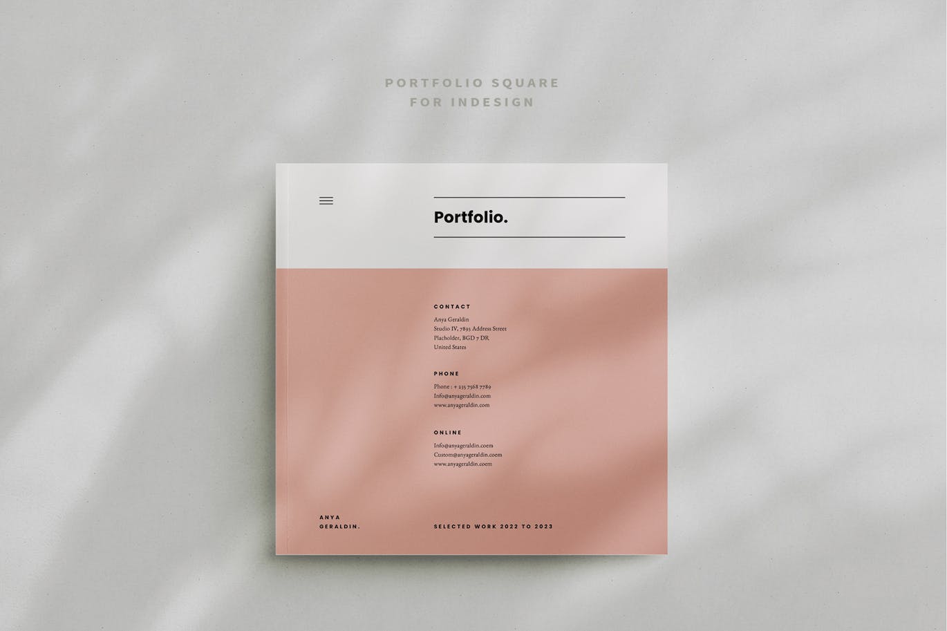 方形尺寸平面设计师作品集模板 Square Portfolio Template 设计素材 第1张-素材湾丨精选海外优质设计素材资源 方形尺寸平面设计师作品集模板 Square Portfolio Template 设计素材 sucaiwan.com