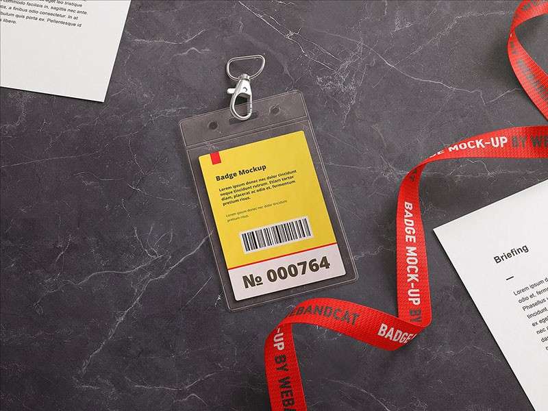 11个企业工牌设计展示样机PSD模板 样机素材 sucaiwan.com