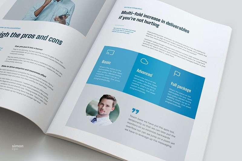 电子商务画册InDesign设计模板 样机素材 sucaiwan.com