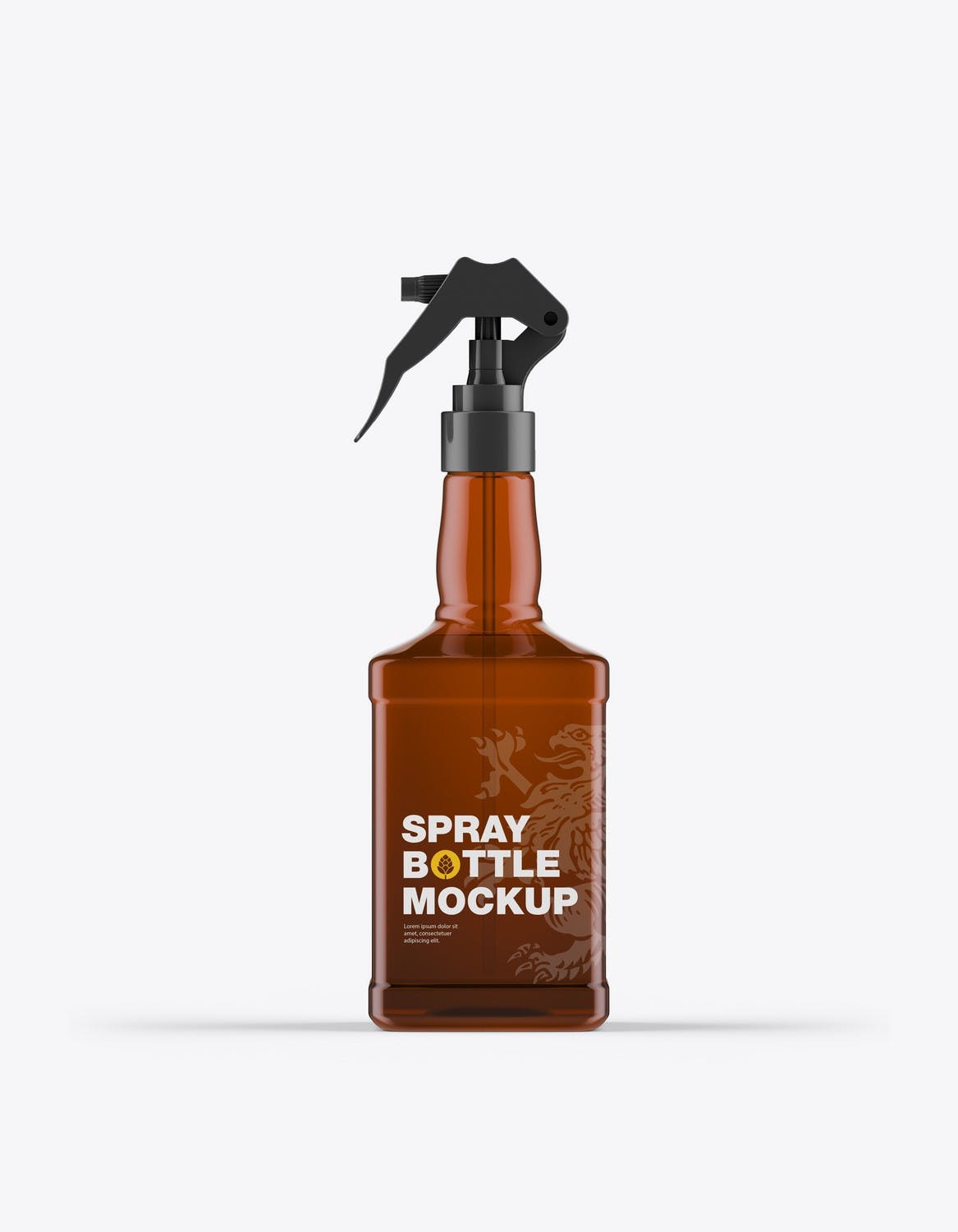 玻璃喷雾瓶包装设计样机 Pack Glass Spray Bottles Mockup 样机素材 sucaiwan.com