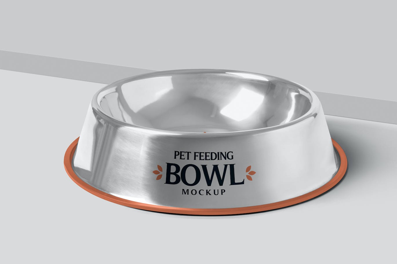不锈钢宠物狗碗设计样机 Steel Dog Bowl Mockups 样机素材 sucaiwan.com