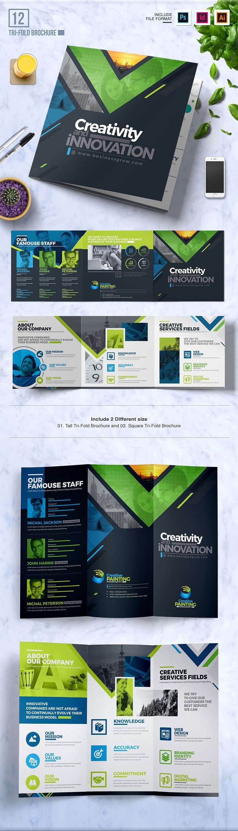 完整的商业品牌VI手册设计模板 样机素材 sucaiwan.com