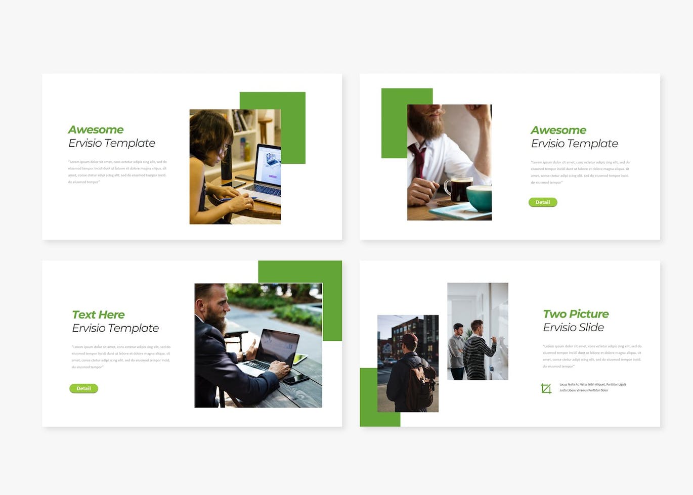 员工技能培训PPT幻灯片模板 Ervisio Business PowerPoint 幻灯图表 sucaiwan.com