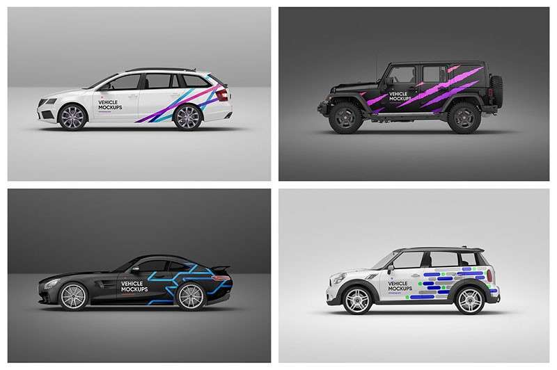 汽车飞机交通工具模型样机PSD 样机素材 第9张-素材湾丨精选海外优质设计素材资源 汽车飞机交通工具模型样机PSD 样机素材 sucaiwan.com