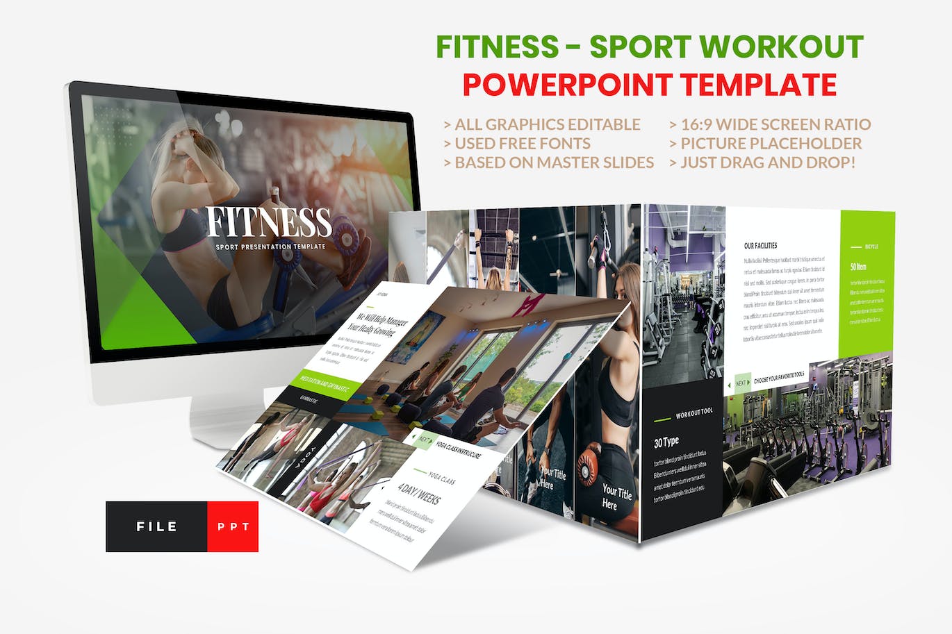 健身锻炼PPT幻灯片模板下载 Sport – Fitness Business Workout PowerPoint 幻灯图表 第1张-素材湾丨精选海外优质设计素材资源 健身锻炼PPT幻灯片模板下载 Sport – Fitness Business Workout PowerPoint 幻灯图表 sucaiwan.com