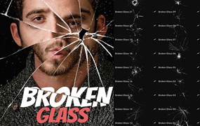 玻璃破裂效果Procreate笔刷