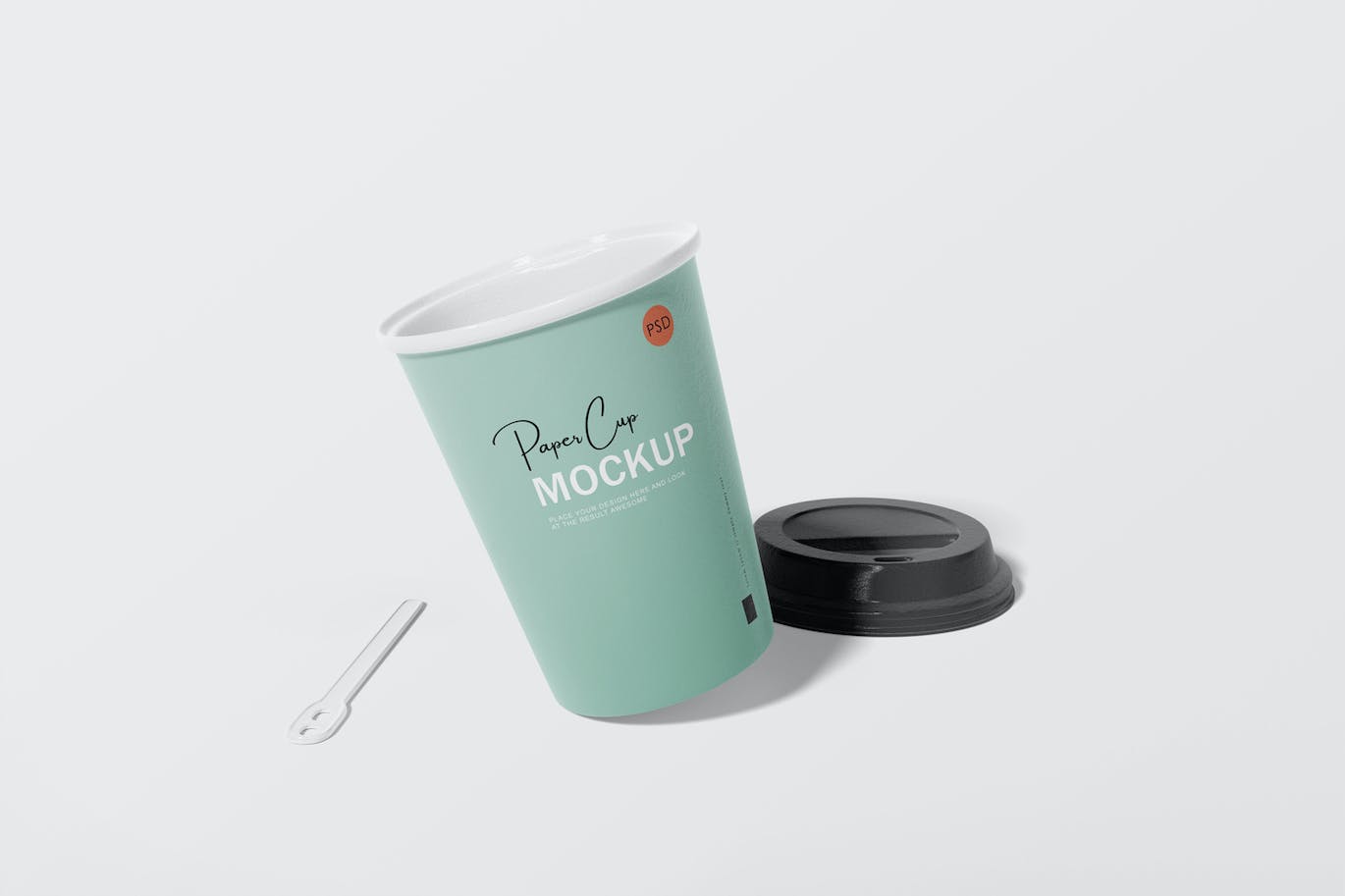 纸咖啡杯品牌设计样机 Paper coffee cup mockup 样机素材 sucaiwan.com