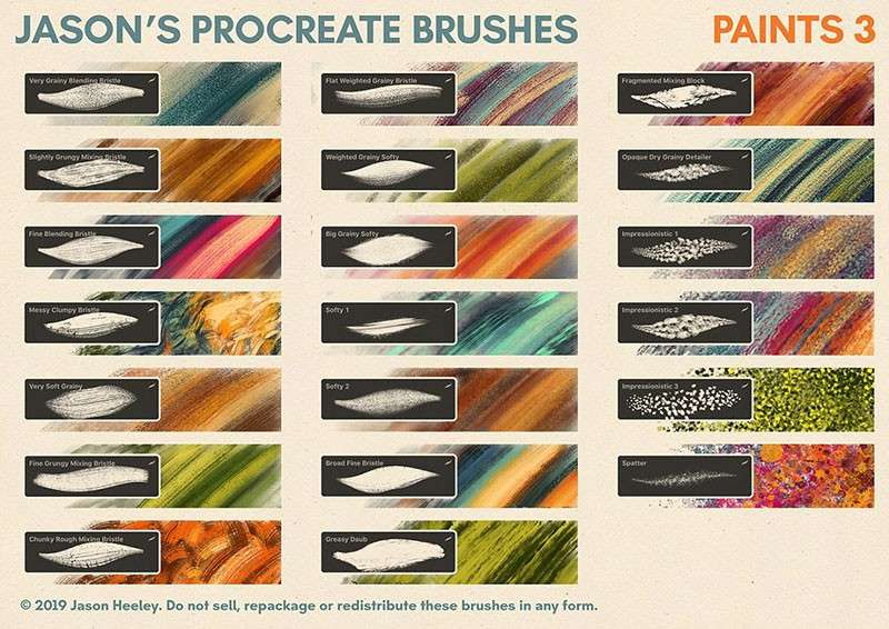 300+Procreate混合画笔套装 笔刷资源 sucaiwan.com