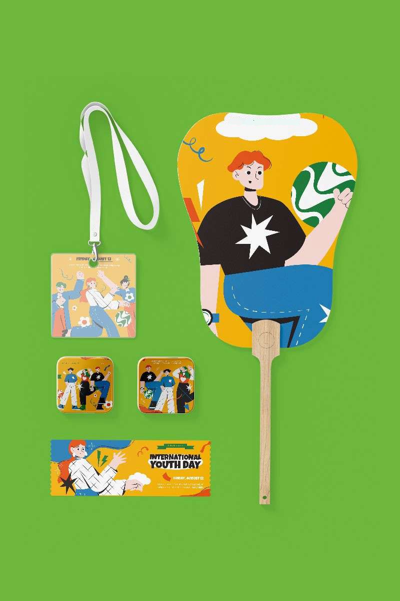 超实用！文创周边产品包装设计展示样机PSD 样机素材 sucaiwan.com