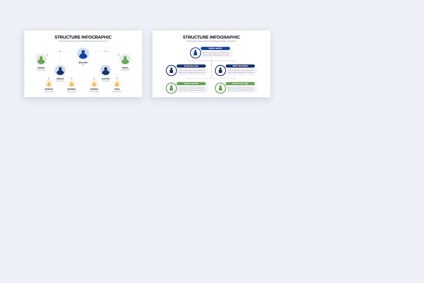 结构分析信息图表矢量模板 Business Structure Illustrator Infographics 幻灯图表 sucaiwan.com