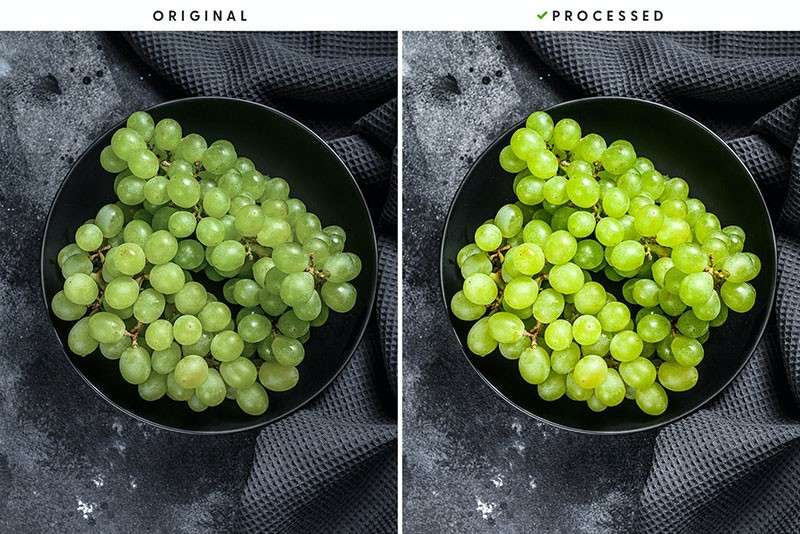 美食摄影调色滤镜LR预设和PS动作 插件预设 sucaiwan.com