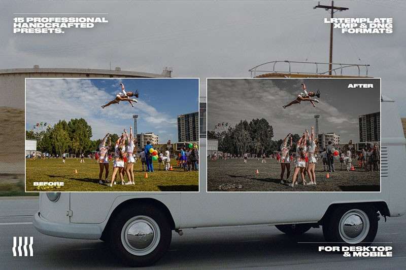 电影高级暗黑调色效果LR预设 插件预设 sucaiwan.com