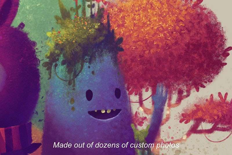 Procreate儿童绘本插画纹理笔刷 笔刷资源 sucaiwan.com