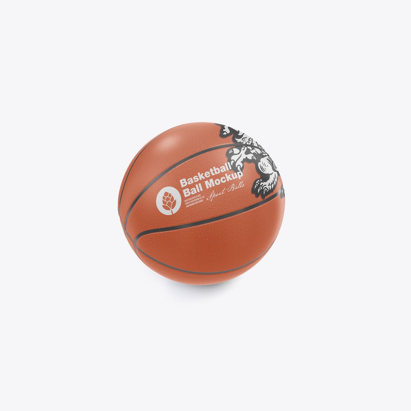 篮球运动品牌设计样机 Basketball Ball Mockup 样机素材 sucaiwan.com